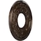 Ekena Millwork Baltimore PVC Medallion (Canopies up to 4 1/4"), 10"OD x 3 1/2"ID x 3/4"P, Metallic Mystic Brown CMP10BAAMB - alternate 5